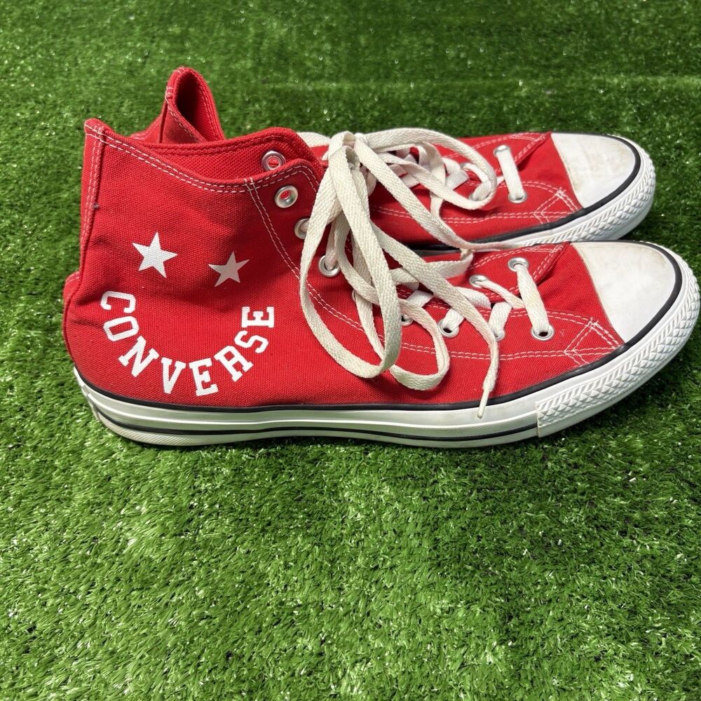 Converse Chuck Taylor All Star High Smiley - University Red 167069F Men’s Sz 12